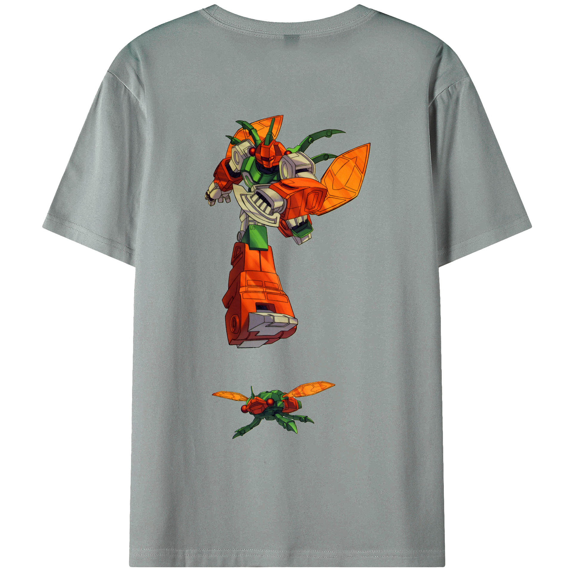 （画像用）  綿100％ メンズ半袖Tシャツ（バックプリント） 通気性